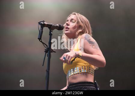 Austin City Limits - Tove Lo in Konzert Stockfoto