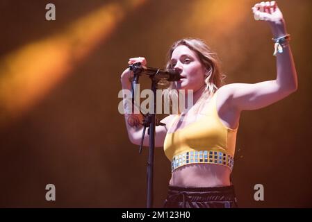 Austin City Limits - Tove Lo in Konzert Stockfoto