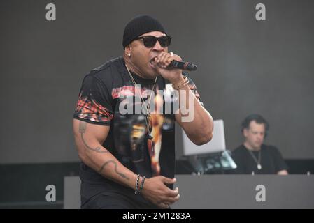 Austin City Limits - LL Cool J im Konzert Stockfoto