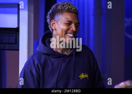 Nick Young aka „Swaggy P“ besucht ein NFL-Spiel zwischen den Los Angeles Rams und den Las Vegas Raiders am Donnerstag, den 8. Dezember 2022, in Inglewood, Kalifornien (Dylan Stewart/Image of Sport) Stockfoto