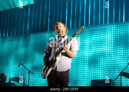 Coachella - Radiohead in Konzert Stockfoto