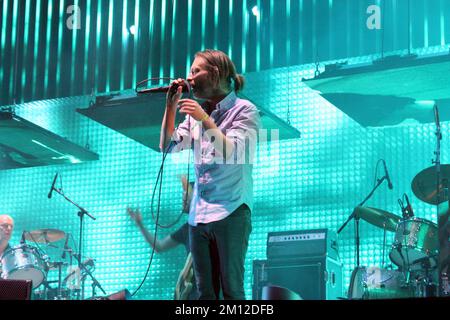 Coachella - Radiohead in Konzert Stockfoto