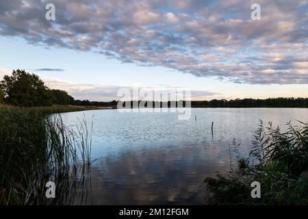 Europa, Polen, Niederschlesien, Barycz Tal Landschaftspark/Landschaftsschutzpark Bartschtal Stockfoto