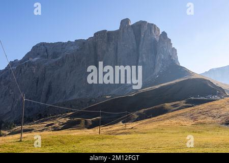 Europa, Italien, Alpen, Dolomiten, Berge, Passo Sella Stockfoto