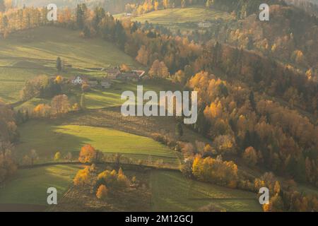 Europa, Polen, Kleinpolen, Aussichtspunkt in Rytro Stockfoto