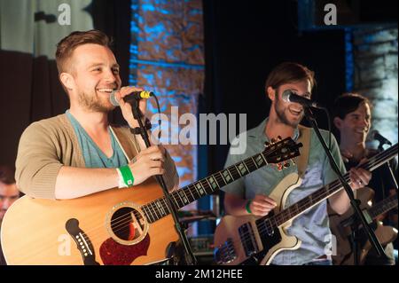 SXSW - Ivan und Alyosha in einem Konzert Stockfoto