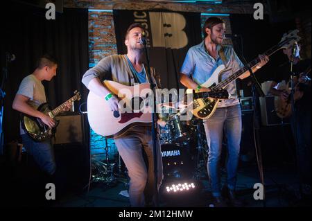 SXSW - Ivan und Alyosha in einem Konzert Stockfoto