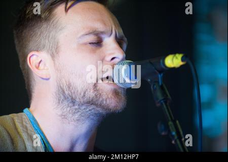 SXSW - Ivan und Alyosha in einem Konzert Stockfoto