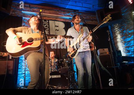 SXSW - Ivan und Alyosha in einem Konzert Stockfoto