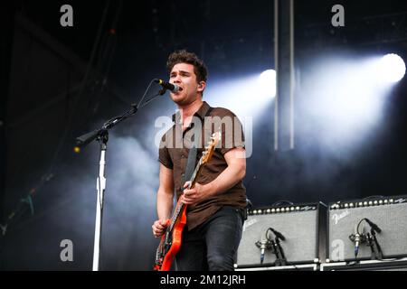 Boston ruft Royal Blood im Konzert Stockfoto