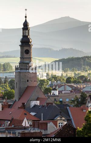 Europa, Polen, Niederschlesien, Kamienna Gora / Landeshut in Schlesien Stockfoto