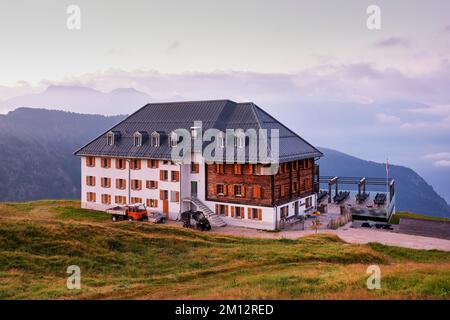 Historisches Hotel, Belalp, Kanton Valais, Schweiz, Europa Stockfoto