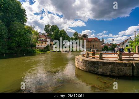 Villa Concordia des internationalen Künstlerhauses in der UNESCO-Weltkulturerbestätte Bamberg, Oberfrankreich, Franken, Bayern, Deutschland Stockfoto