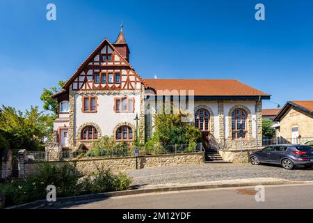 Altes Elektrokraftwerk in Ingelheim am Rhein, in der Nähe des Uffhub-Tores in Ober-Ingelheim Stockfoto