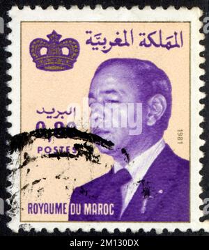 ROYAUME DU MAROC. POSTES. 1981. 0,80 Stockfoto