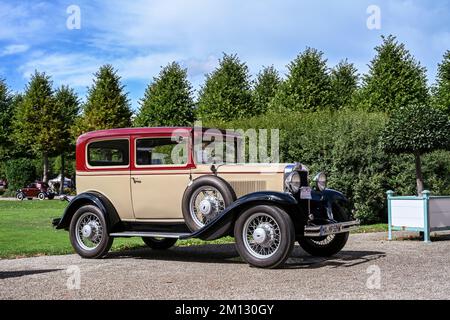 Schwetzingen, Baden-Württemberg, Deutschland, Concours d'Elégance im Schlosspark, Chevrolet Independence, gebaut 1931, 37 KW, 3179 ccm, Stockfoto