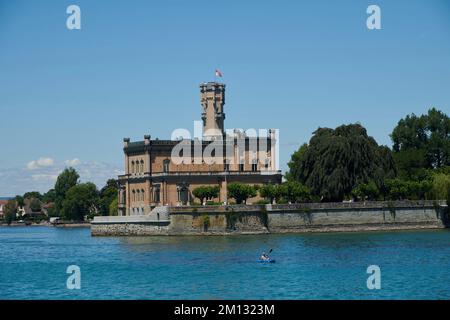 Bodensee, Langenargen, Baden-Württemberg, Deutschland, Schloss Montfort Stockfoto