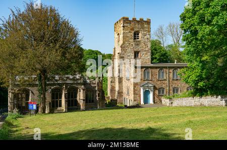 St. WINIFREDE's Brunnen, Holywell, Nordwales. Bild wurde im Mai 2022 aufgenommen. Stockfoto