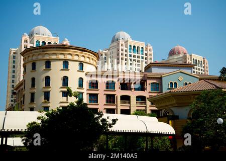 Apartments in The Pearl - Katar Stockfoto