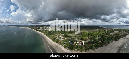 Tamarindo in Guanacaste, Costa Rica aus der Vogelperspektive Stockfoto