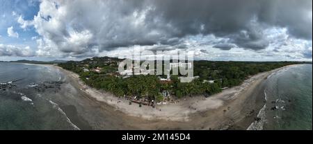 Tamarindo in Guanacaste, Costa Rica aus der Vogelperspektive Stockfoto