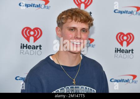 Charlieonnafriday besucht am 09. Dezember 2022 in New York City den iHeartRadio Jingle Ball 2022 des Z100 im Madison Square Garden. Stockfoto