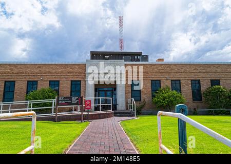 Vor dem Owyhee County Courthouse in Murphy, Idaho, USA Stockfoto