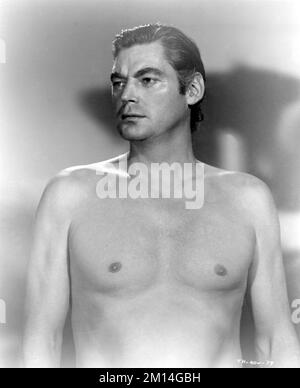 JOHNNY WEISSMULLER in TARZAN UND DIE JÄGERIN (1947), Regie Kurt NEUMANN. Kredit: RKO / Album Stockfoto