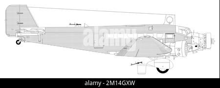Junkers Ju 52/3m Stockfoto