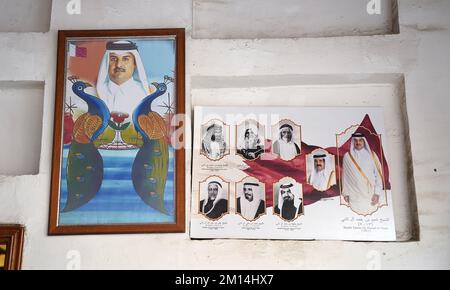 Kunstwerke in Doha, Katar. Foto: Samstag, 10. Dezember 2022. Stockfoto