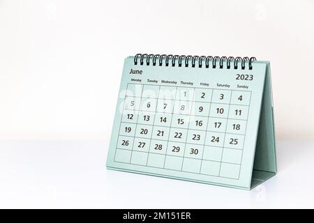 Kalender für den 2023. Juni Stockfoto
