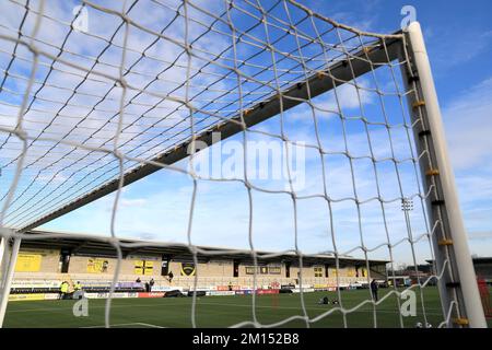 Ein allgemeiner Blick auf den Boden vor dem Spiel der Sky Bet League One im Pirelli-Stadion, Burton Upon Trent. Foto: Samstag, 10. Dezember 2022. Stockfoto