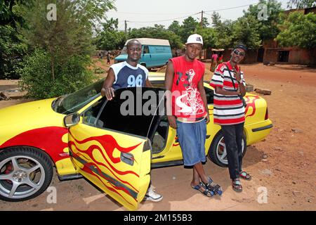 Tata Pound Hip-Hop-Gruppe aus Bamako, Mali, Westafrika. Stockfoto