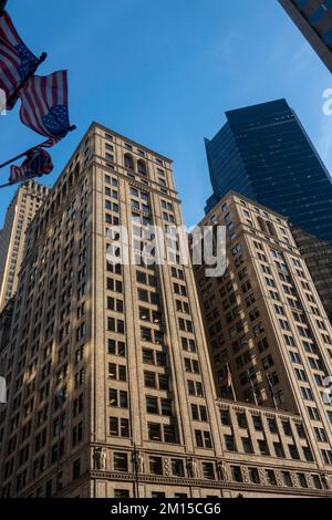 Das Pershing Square Building ist ein 25-stöckiges Bürogebäude gegenüber vom Grand Central Teminal, NYC, USA 2022 Stockfoto