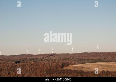 Malerischer ausblick von Band Rock Vista in PA Stockfoto