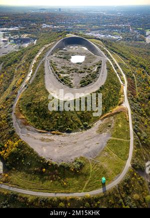 Luftaufnahme, Haniel Slag Heap in Fuhlenbrock District Bottrop, Ruhrgebiet, Nordrhein-Westfalen, Deutschland, Slag Heap, Bottrop, DE, Europa, Aerial p Stockfoto