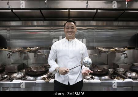 Man Ho Chinese Restaurant Executive Chinese Chef Jayson Tang, im man Ho Chinese Restaurant im JW Marriott Hotel in Admiralty. 17NOV22 SCMP/Jonathan Wong Stockfoto