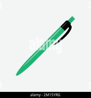 Symbol Für Kugelschreiber. Bürokonzept, Cartoon des Sichelvektorsymbols für Web Design isoliert auf weißem Hintergrund - Vektor. Vektordarstellung Stock Vektor