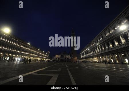 Piazza San Marco Venezia Italien Venedig Stockfoto