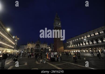 Piazza San Marco Venezia Italien Venedig Stockfoto