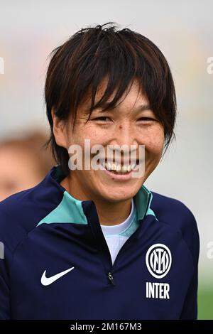 PALMA CAMPANIA, ITALIEN - DEZEMBER 10: Mana Mihashi von Internazionale während der Frauenserie Ein Spiel zwischen Pomigliano CF Women und FC Internazionale Women im Stadio Comunale am 10. Dezember 2022 in Palma Campania Italien. Foto: Nicola Ianuale Credit: Nicola Ianuale/Alamy Live News Stockfoto