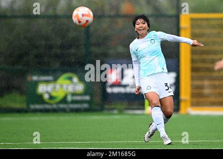 PALMA CAMPANIA, ITALIEN - DEZEMBER 10: Mana Mihashi von Internazionale während der Frauenserie Ein Spiel zwischen Pomigliano CF Women und FC Internazionale Women im Stadio Comunale am 10. Dezember 2022 in Palma Campania Italien. Foto: Nicola Ianuale Credit: Nicola Ianuale/Alamy Live News Stockfoto