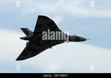 Vulcan XH558 auf der Wales National Airshow, 2015, Swansea Bay. Stockfoto