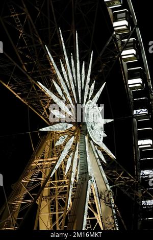 Budapest Eye, Riesenrad, Erzsébet Square, Budapest, Ungarn, Magyarország, Europa Stockfoto