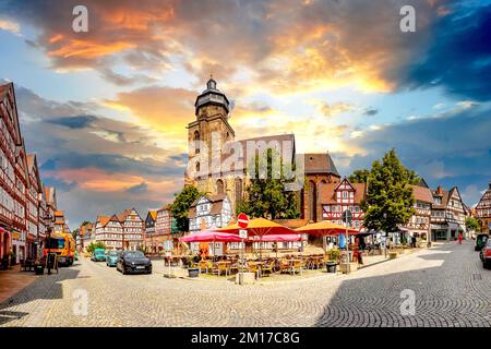 Altstadt von Homberg, Efze, Hessen, Deutschland Stockfoto