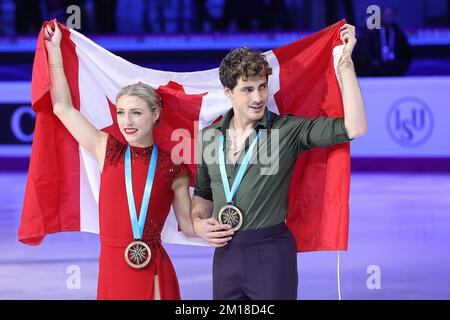 Turin, Italien. 10.. Dezember 2022. Piper Gilles/Paul Poirier (Can) von Ice Dance beim Grand Prix of Figure Skating Final Torino 2022 (Italien) Kredit: Independent Photo Agency/Alamy Live News Stockfoto