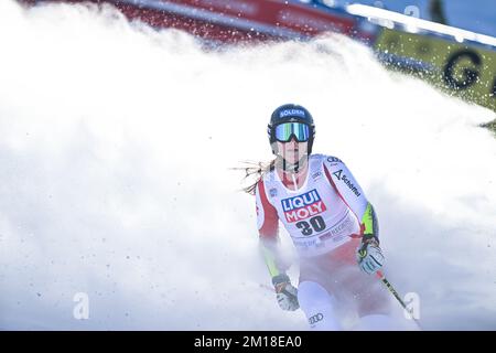 Sestriere, Italien. 10.. Dezember 2022. Gritsch Franziska von Österreich während der FIS-Skiweltmeisterschaft am 10. Dezember 2022 in Sestriere, Italien. Foto Tiziano Ballabio Kredit: Tiziano Ballabio/Alamy Live News Stockfoto