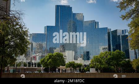 Hyatt Regency Hotel in Dallas - DALLAS, USA - 30. OKTOBER 2022 Stockfoto