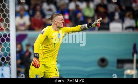 Doha, Katar. 10.. Dezember 2022. Torwart Jordan Pickford (England) England - Frankreich England - Frankreich Weltmeisterschaft 2022 in Katar 10.12.2022 Gutschein: Mori Stockfoto