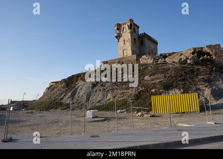 Schloss Santa Catalina, Tarifa, Provinz Cádiz, Spanien. Stockfoto